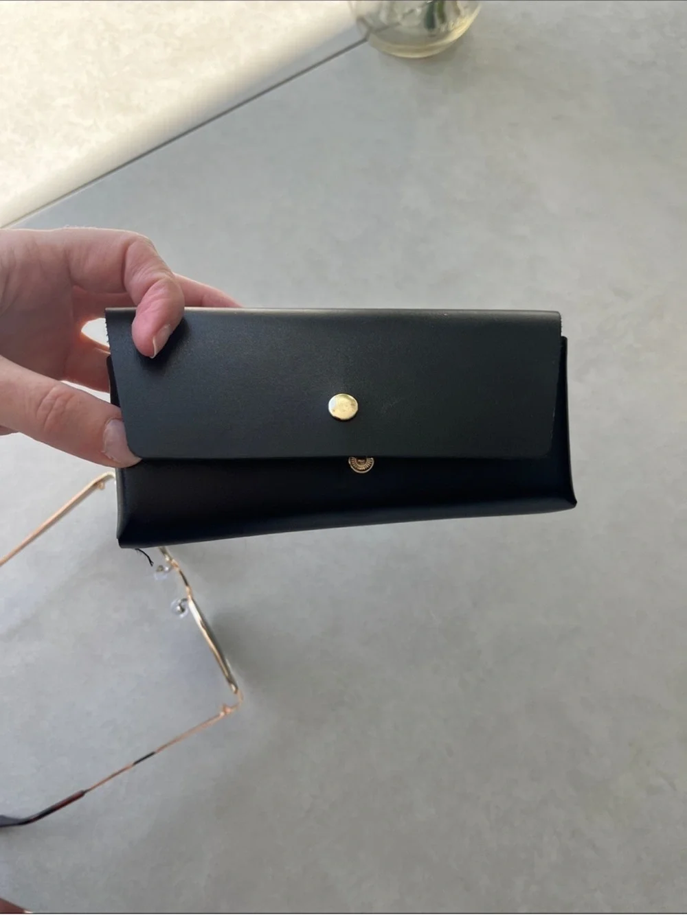 Gold Frame Oval Sunglasses